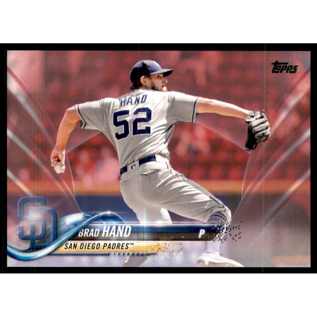 2018 Topps Mother's Day Pink #52 Brad Hand. rookie card picture