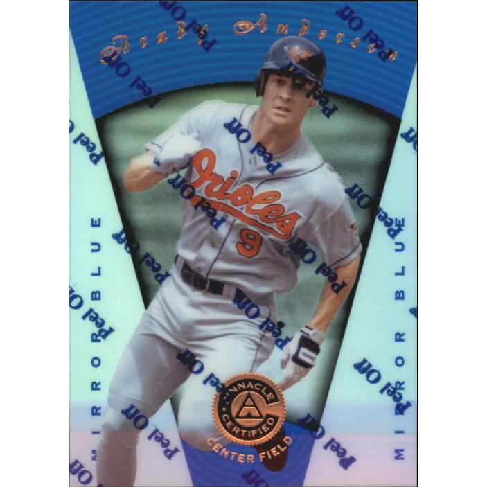 1997 Pinnacle Certified Mirror Blue #27 Brady Anderson