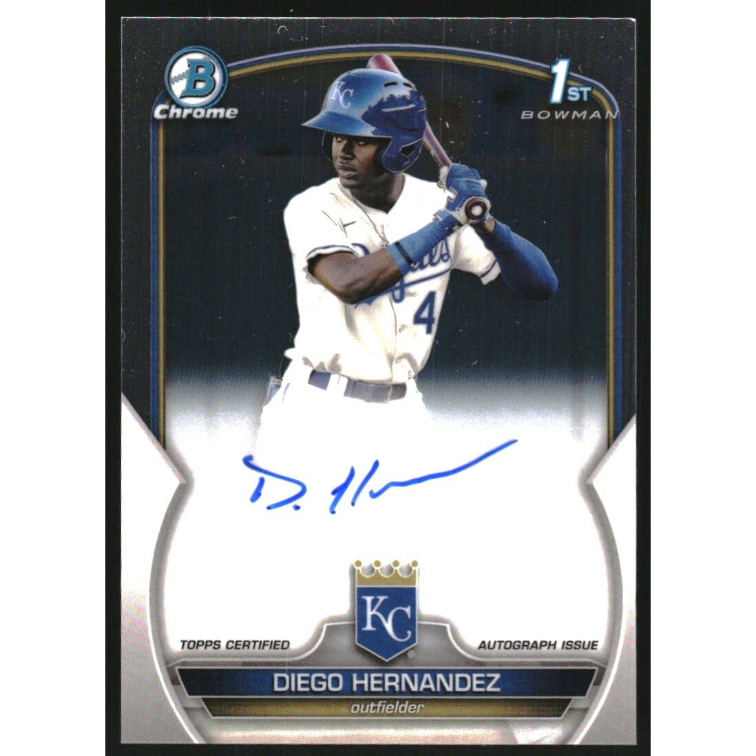 2023 Bowman Chrome Prospect Autographs #CPADH Diego Hernandez