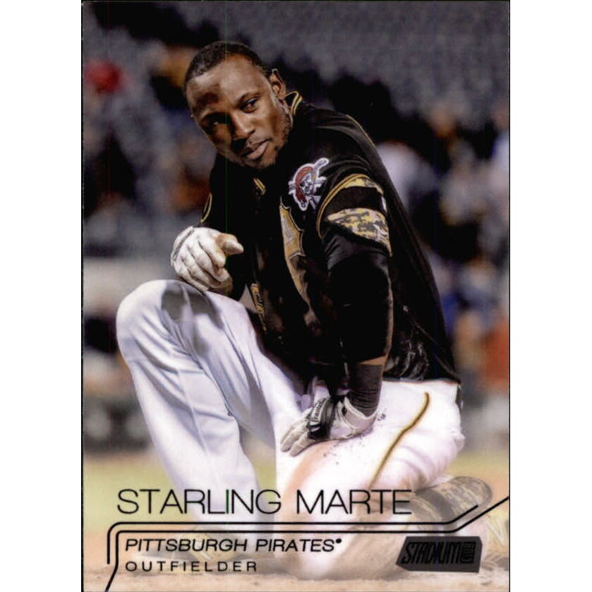 2015 Stadium Club Black #73 Starling Marte