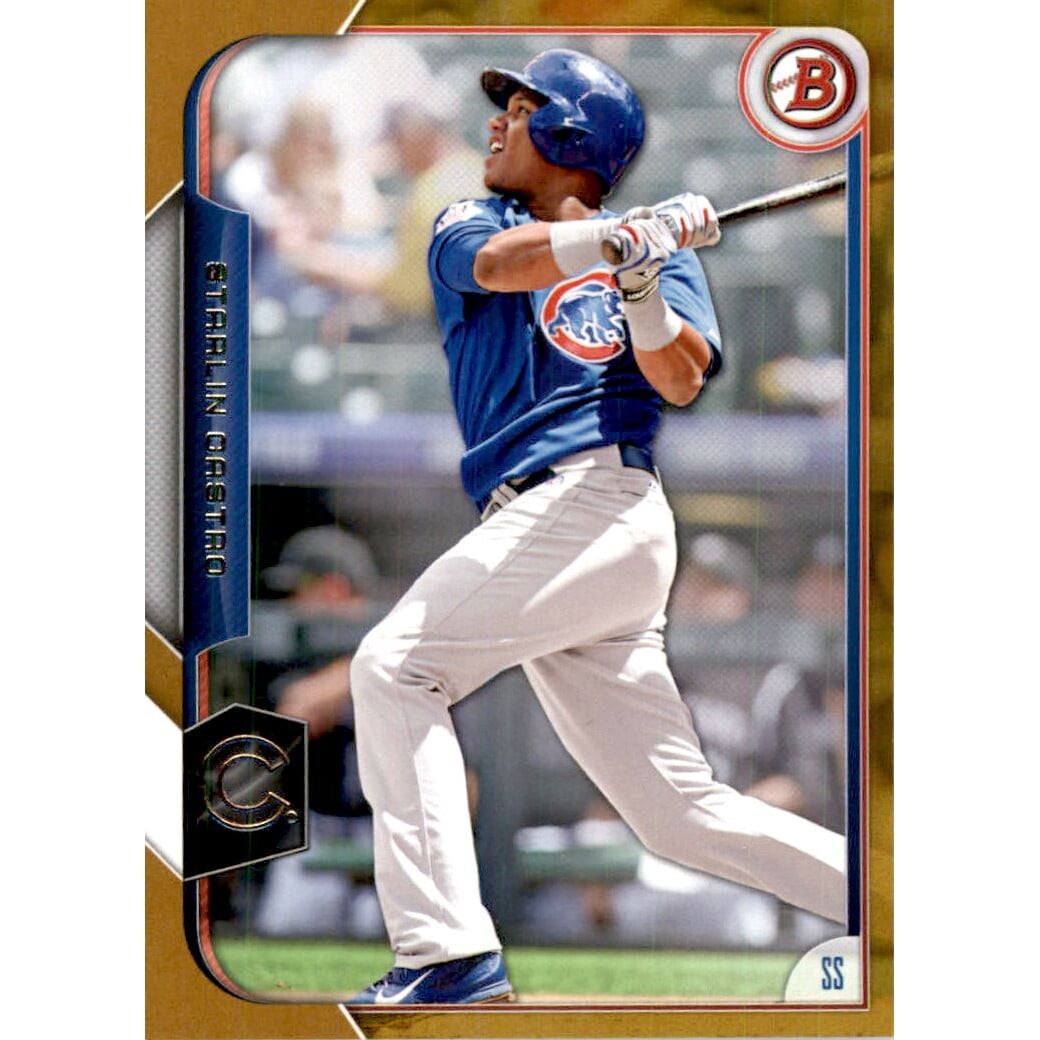 2015 Bowman Gold #61 Starlin Castro