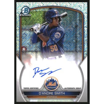 2023 Bowman Chrome Mega Box Autographs #BCMADS D'Andre Smith