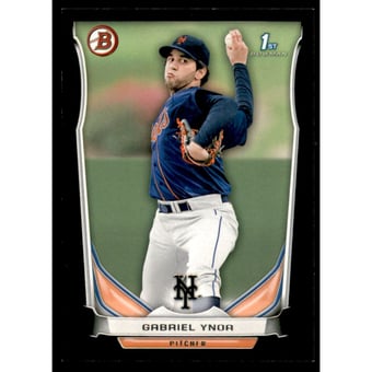 2014 Bowman Prospects Black #BP76 Gabriel Ynoa