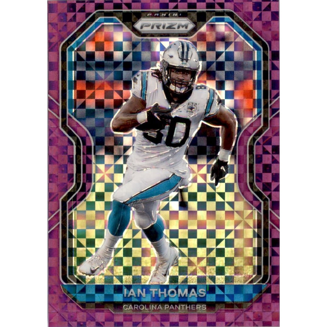 2020 Panini Prizm Prizms Purple Power #238 Ian Thomas. rookie card picture