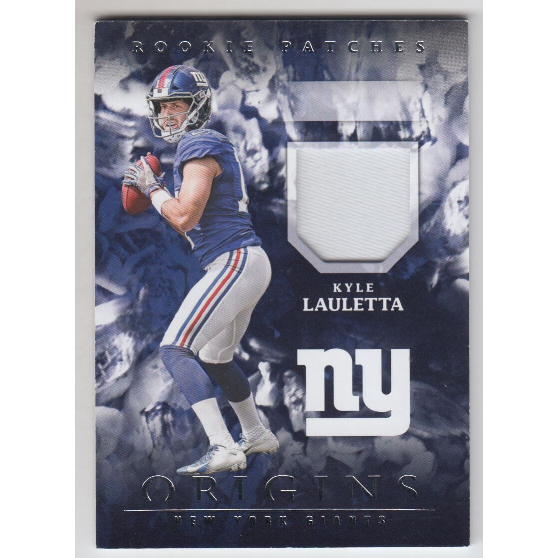 2018 Panini Origins Rookie Patches #22 Kyle Lauletta. rookie card picture