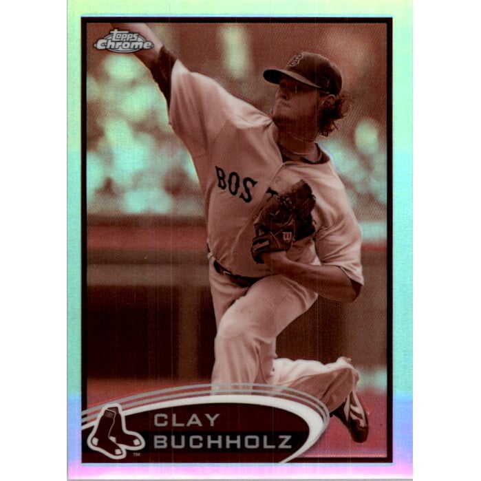 2012 Topps Chrome Sepia Refractors #23 Clay Buchholz. rookie card picture