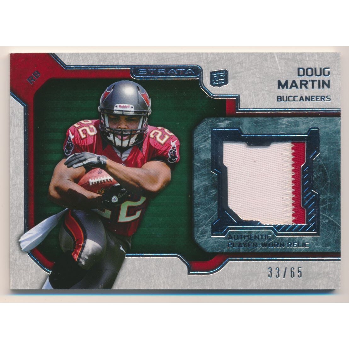 2012 Topps Strata Rookie Jerseys Green Patch #RRDM Doug Martin