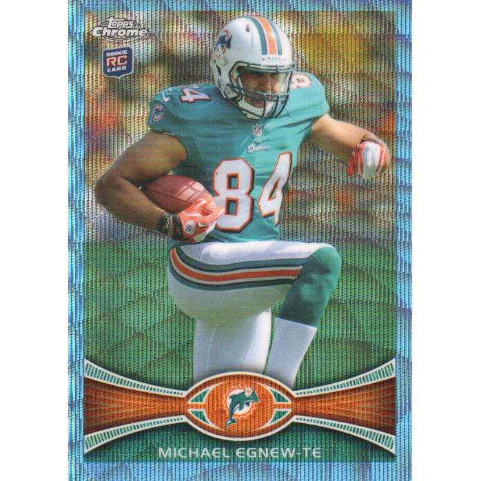 2012 Topps Chrome Blue Wave Refractors #BW2 Michael Egnew. rookie card picture