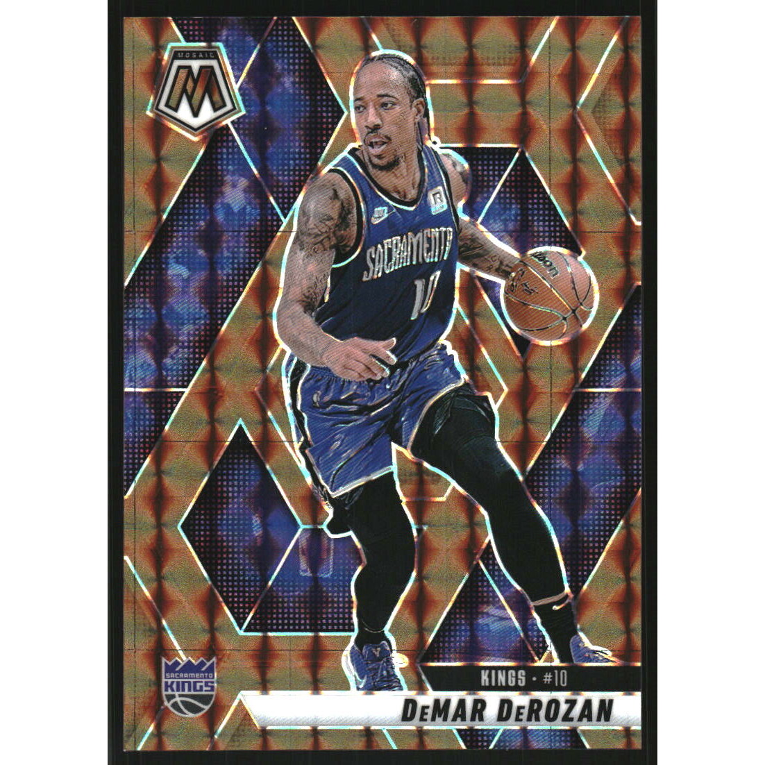 2024-25 Panini Mosaic Mosaic Bronze #111 DeMar DeRozan