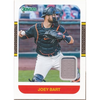 2021 Donruss Retro '87 Materials #87MJB Joey Bart