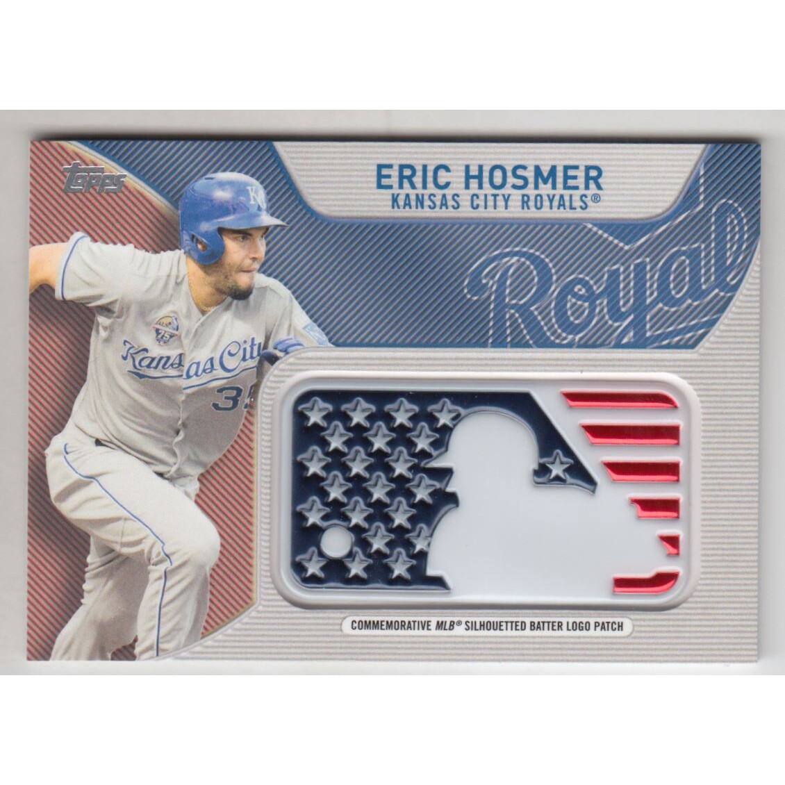 2017 Topps Independence Day MLB Logo Patch #IDMLEH Eric Hosmer. rookie card picture