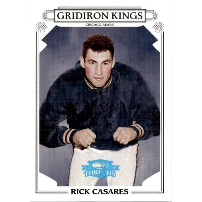 2007 Donruss Threads Pro Gridiron Kings Platinum #51 Rick Casares