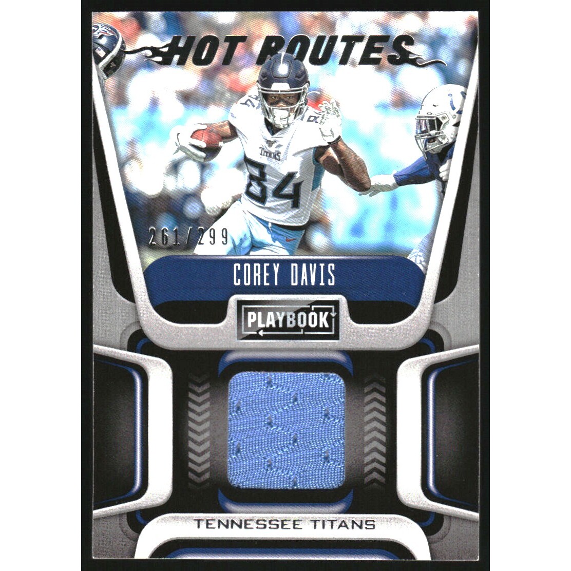 2020 Panini Playbook Hot Routes Jerseys #35 Corey Davis