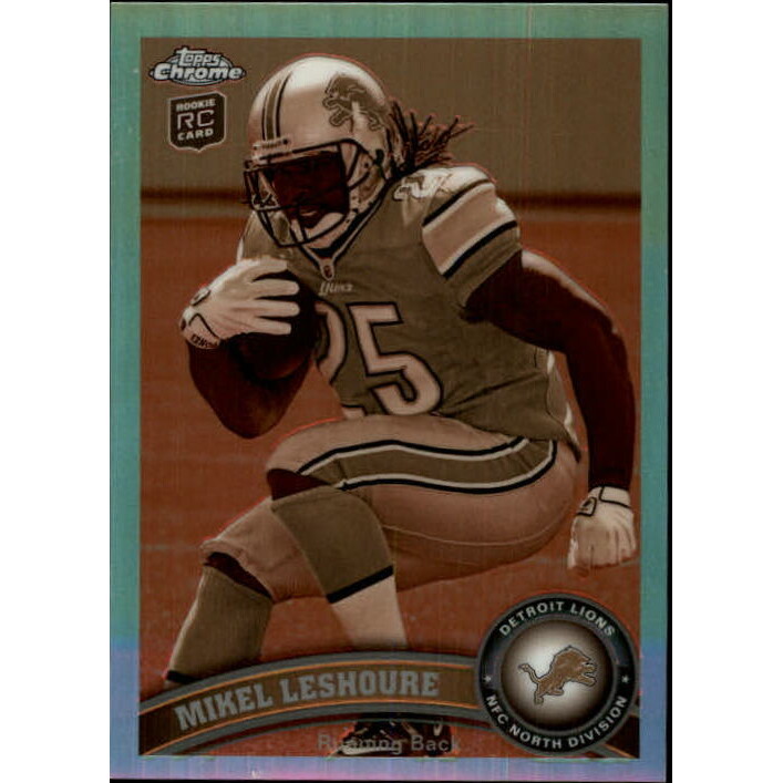 2011 Topps Chrome Sepia Refractors #74 Mikel Leshoure. rookie card picture