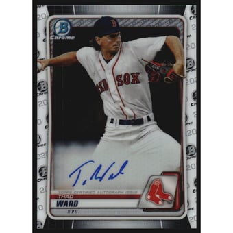 2020 Bowman Chrome Prospect Autographs #CPATW Thad Ward