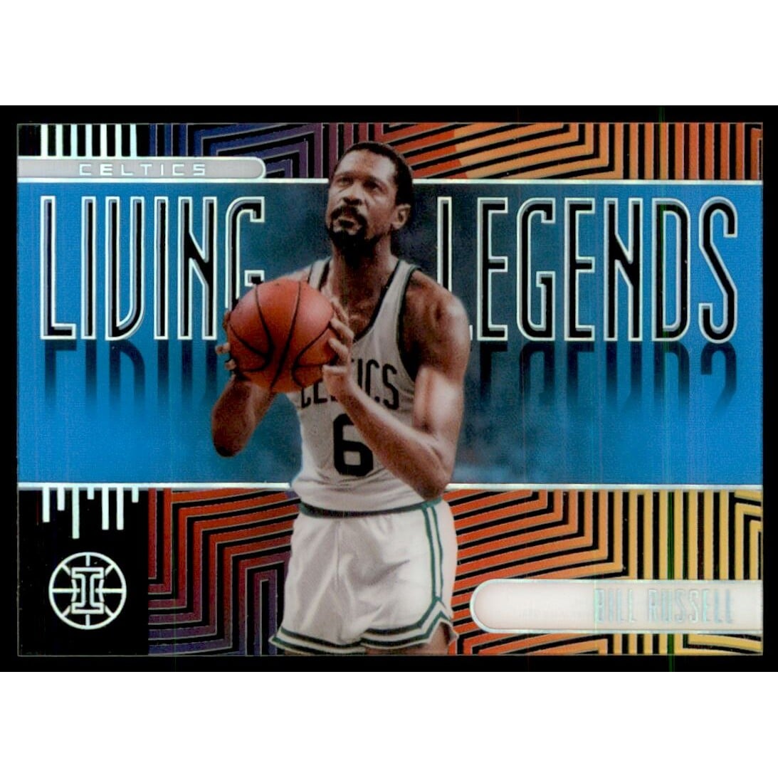 2019-20 Panini Illusions Living Legends Sapphire #8 Bill Russell. rookie card picture