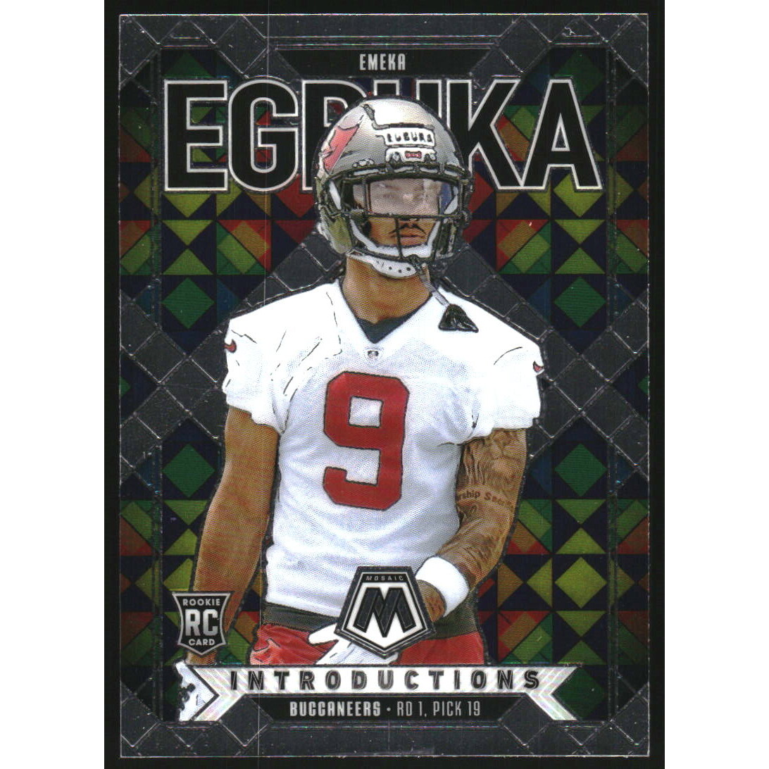2025 Panini Mosaic Introductions #1 Emeka Egbuka