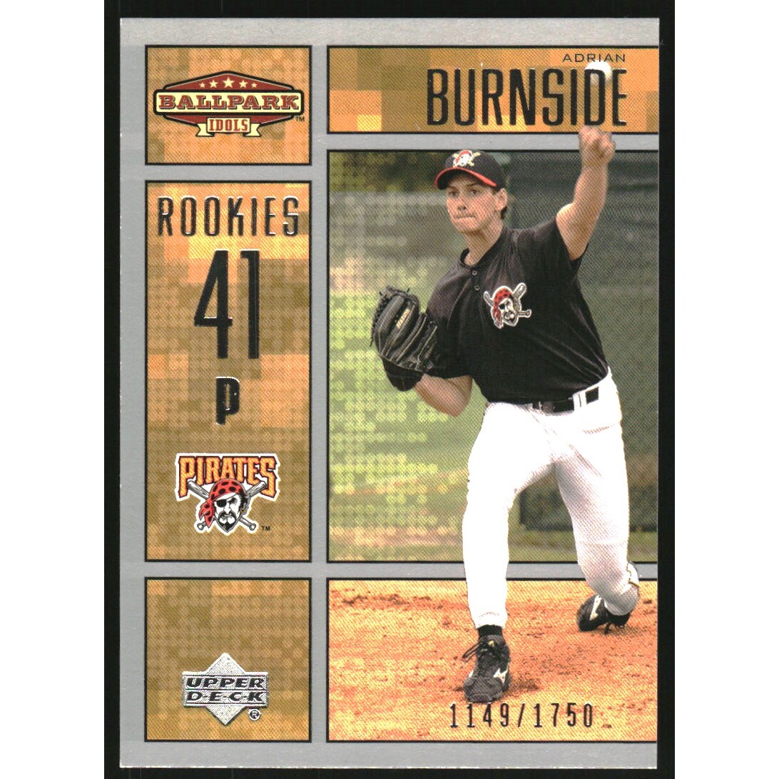 2002 Upper Deck Ballpark Idols Bronze #234 Adrian Burnside ROO. rookie card picture