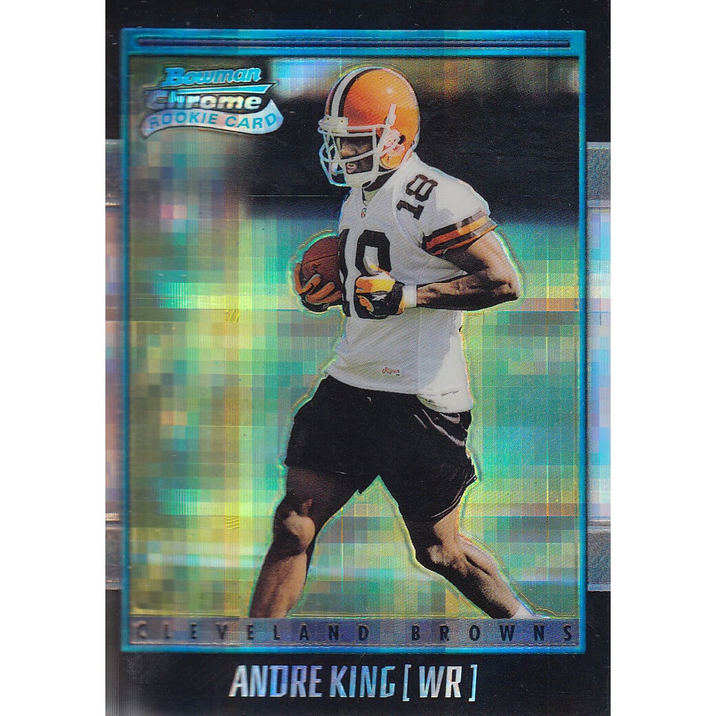 2001 Bowman Chrome Xfractors #191 Andre King. rookie card picture