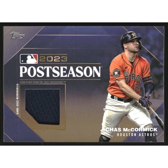 2024 Topps Postseason Performance Relics Gold #PPRCM Chas McCormick