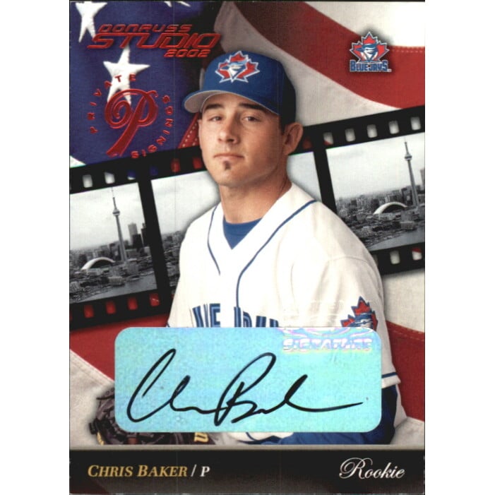 2002 Studio Private Signings #204 Chris Baker ROO/250
