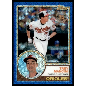 2018 Topps '83 Topps Silver Pack Chrome Blue Refractors #28 Trey Mancini