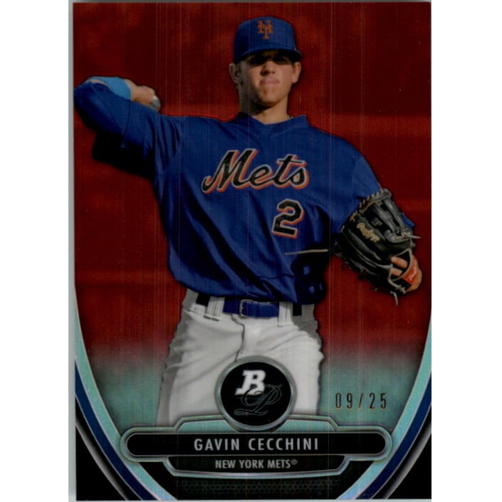 2013 Bowman Platinum Chrome Prospects Red Refractors #BPCP92 Gavin Cecchini