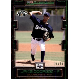 2008 TRISTAR Prospects Plus Green #36 Jake Odorizzi