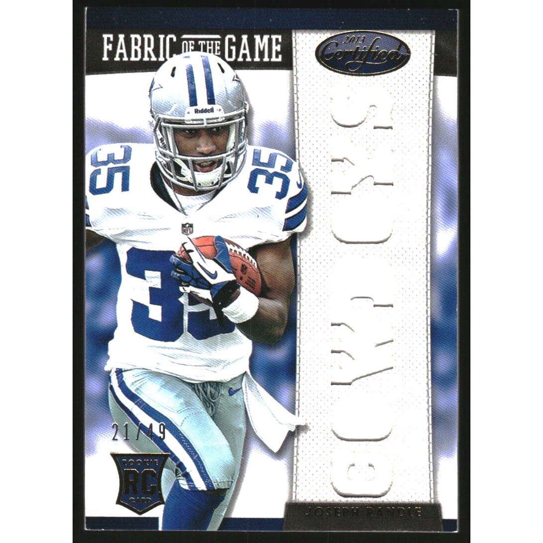2013 Certified Rookie Fabric of the Game Team Die Cut Prime #14 Joseph Randle