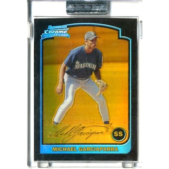 2003 Bowman Chrome Gold Refractors #219 Michael Garciaparra
