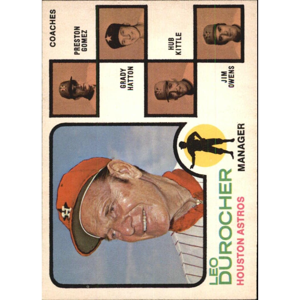 1973 O-Pee-Chee #624 Leo Durocher MG 1973 O-Pee-Chee #624 Leo Durocher MG