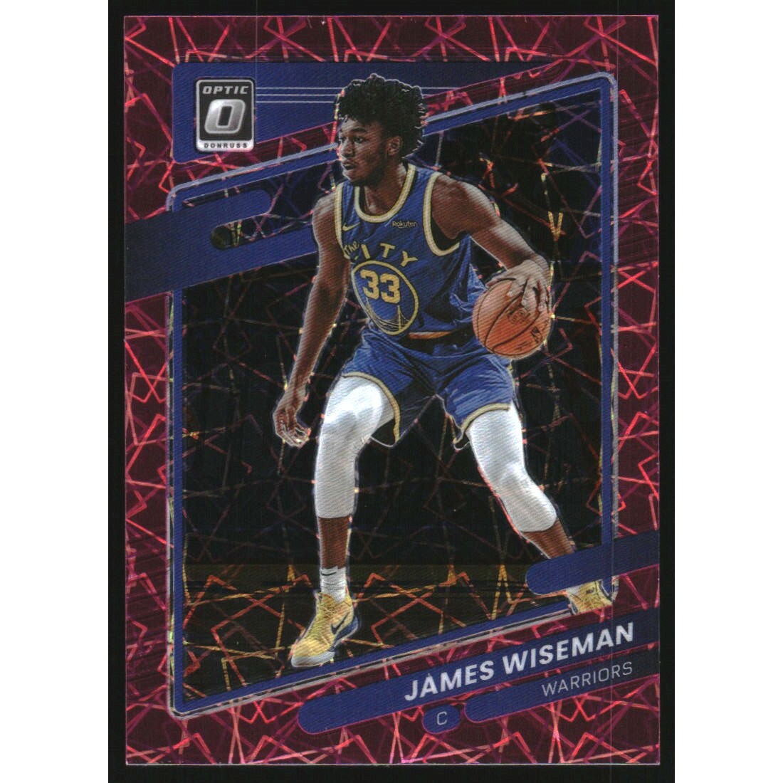 2021-22 Donruss Optic Pink Velocity #135 James Wiseman 2021-22 Donruss Optic Pink Velocity #135 James Wiseman