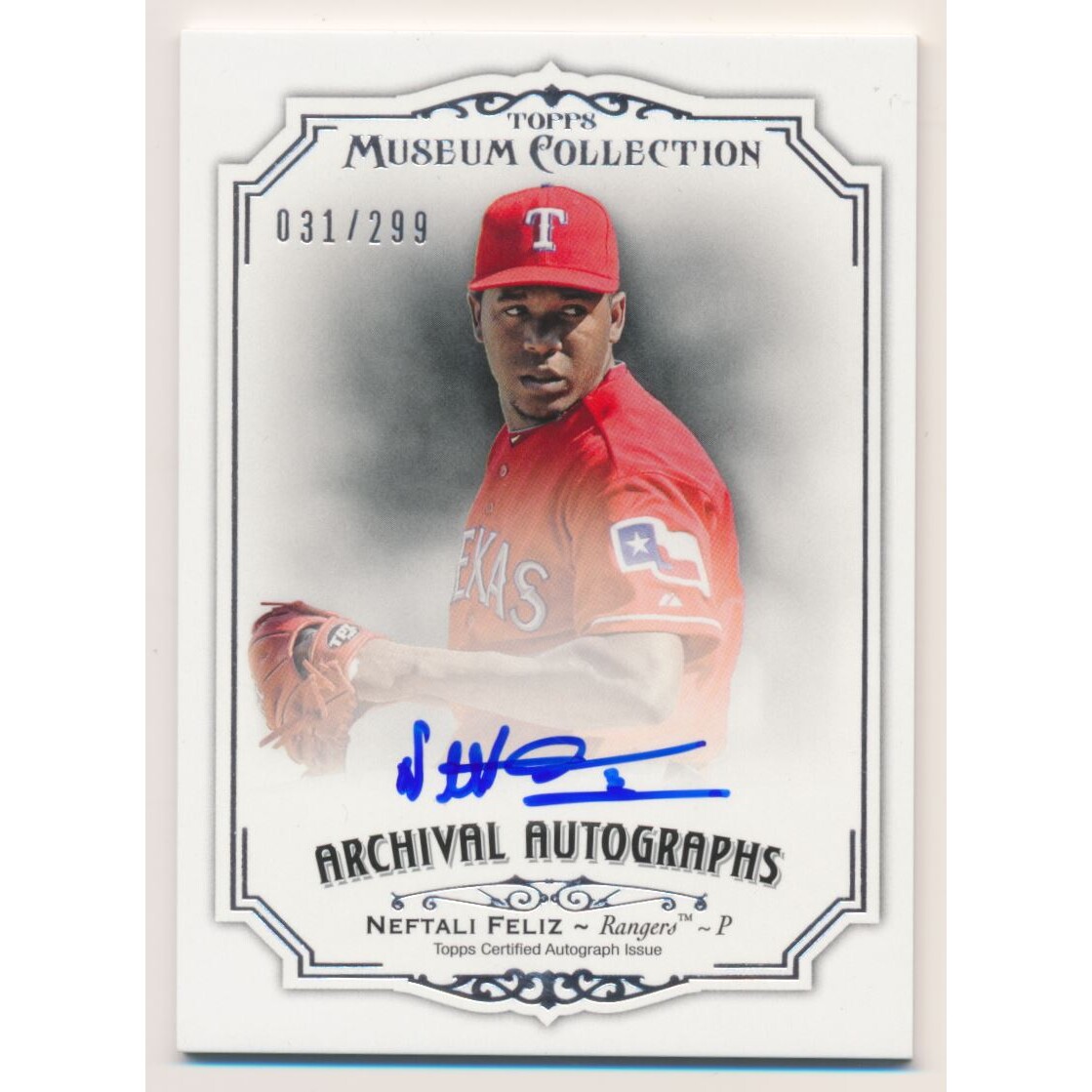 2012 Topps Museum Collection Archival Autographs #NF Neftali Feliz/299