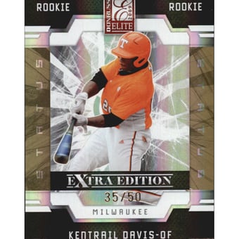 2009 Donruss Elite Extra Edition Status Gold #81 Kentrail Davis