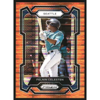 2024 Panini Prizm Prizms Orange Pulsar #299 Felnin Celesten