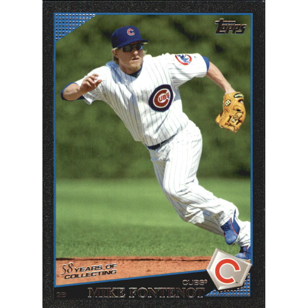 2009 Topps Black #449 Mike Fontenot. rookie card picture