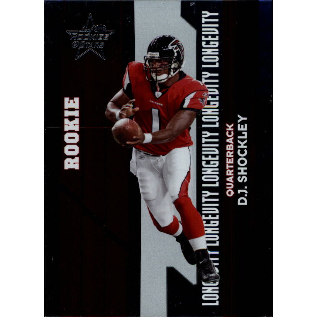 2006 Leaf Rookies and Stars Longevity Silver Parallel #206 D.J. Shockley 2006 Leaf Rookies and Stars Longevity Silver Parallel #206 D.J. Shockley