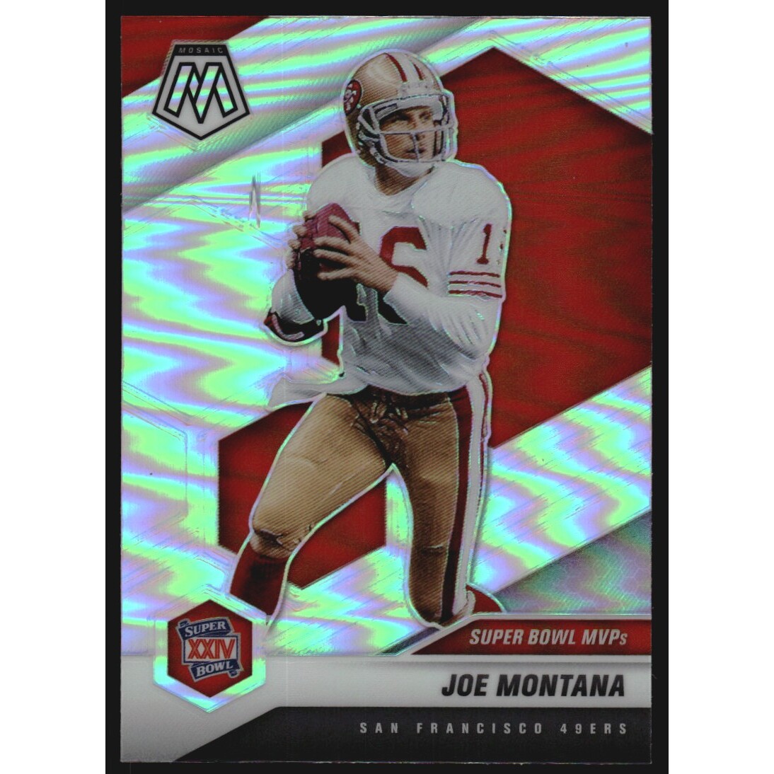 2021 Panini Mosaic Silver #293 Joe Montana MVP