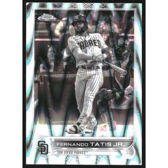 2022 Topps Chrome Sonic Black and White RayWave Refractors #150 Fernando Tatis Jr.