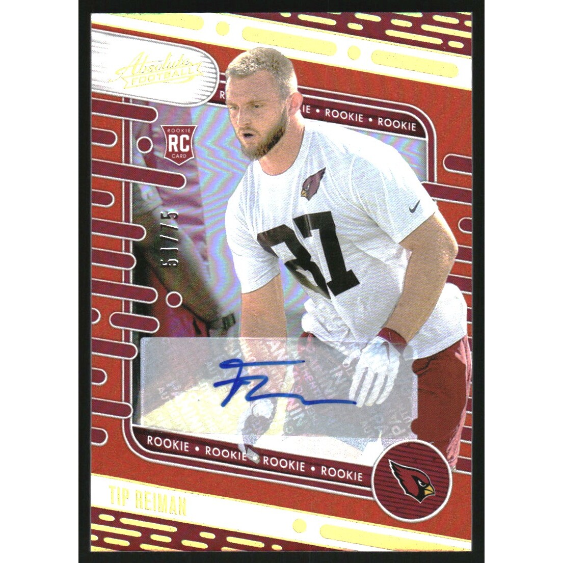2024 Absolute Signatures Spectrum Orange #167 Tip Reiman