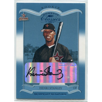 2003 Donruss Classics Significant Signatures #192 Henri Stanley ROO/500