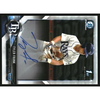 2018 Bowman Chrome Draft Autographs #CDATF Tyler Frank