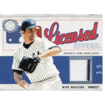 2003 Fleer Patchworks Licensed Apparel Jersey #MM Mike Mussina
