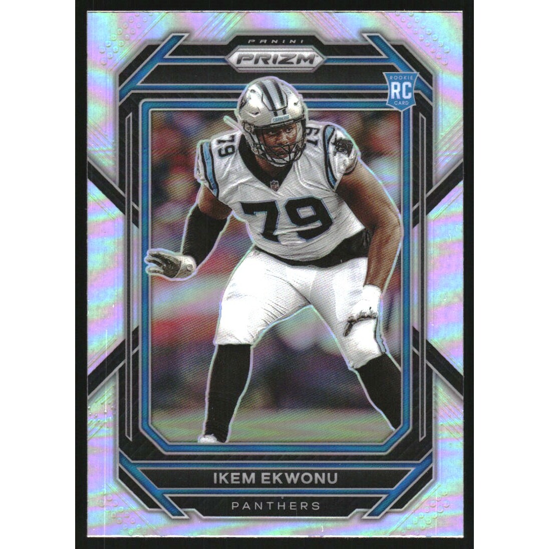 2022 Panini Prizm Prizms Silver #366 Ikem Ekwonu. rookie card picture