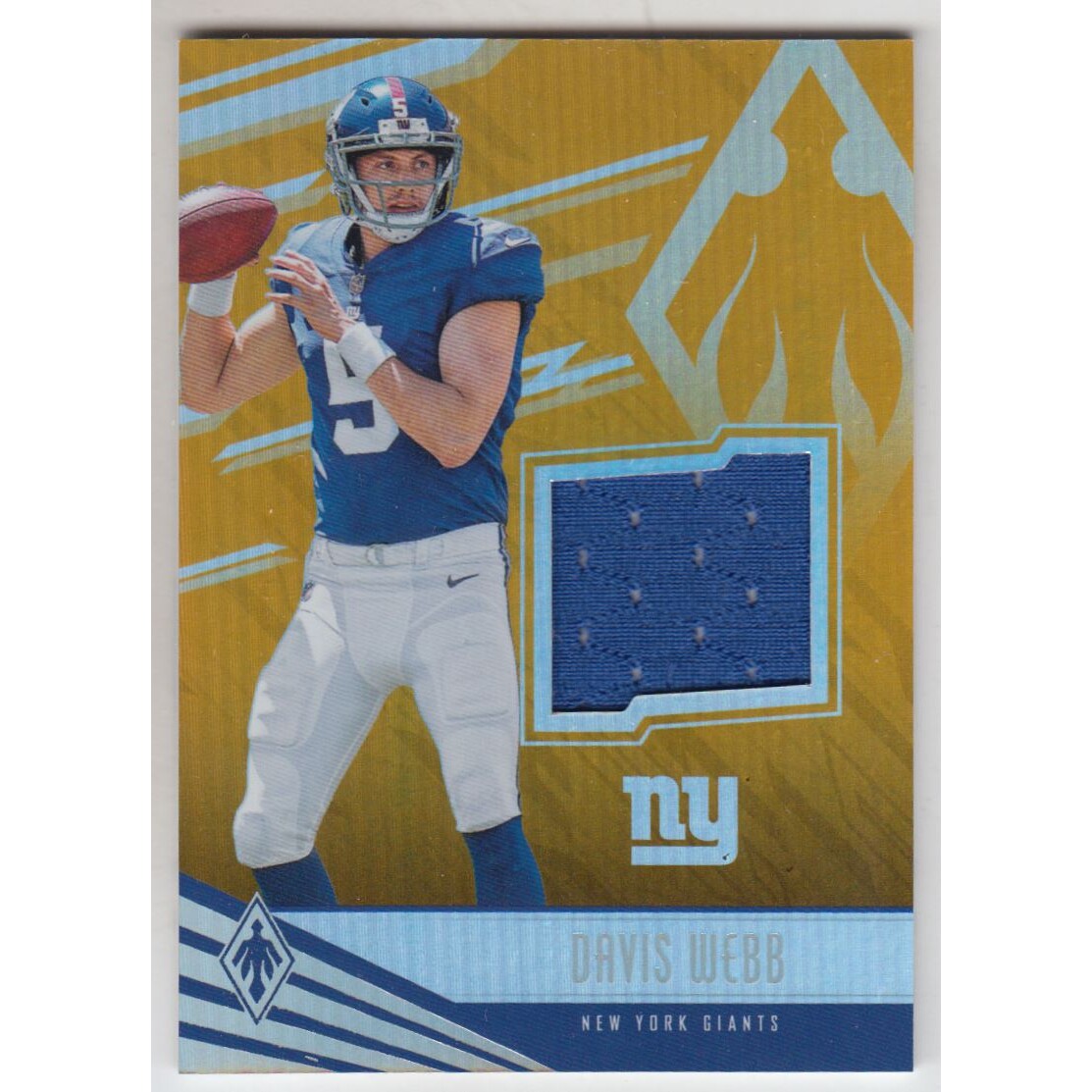 2017 Panini Phoenix Rookie Jerseys Orange #6 Davis Webb
