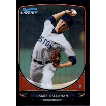 2013 Bowman Chrome Prospects Black Refractors #BCP11 Jamie Callahan