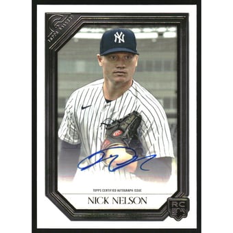 2021 Topps Gallery Rookie Autographs #RANNE Nick Nelson