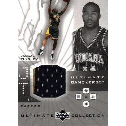 2001-02 Ultimate Collection Jerseys Silver #JT Jamaal Tinsley