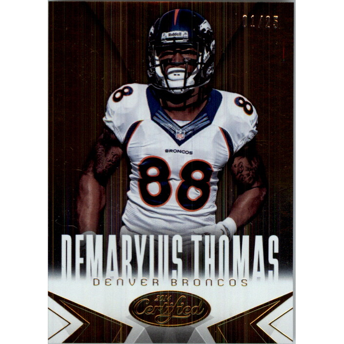 2014 Certified Gold #30 Demaryius Thomas