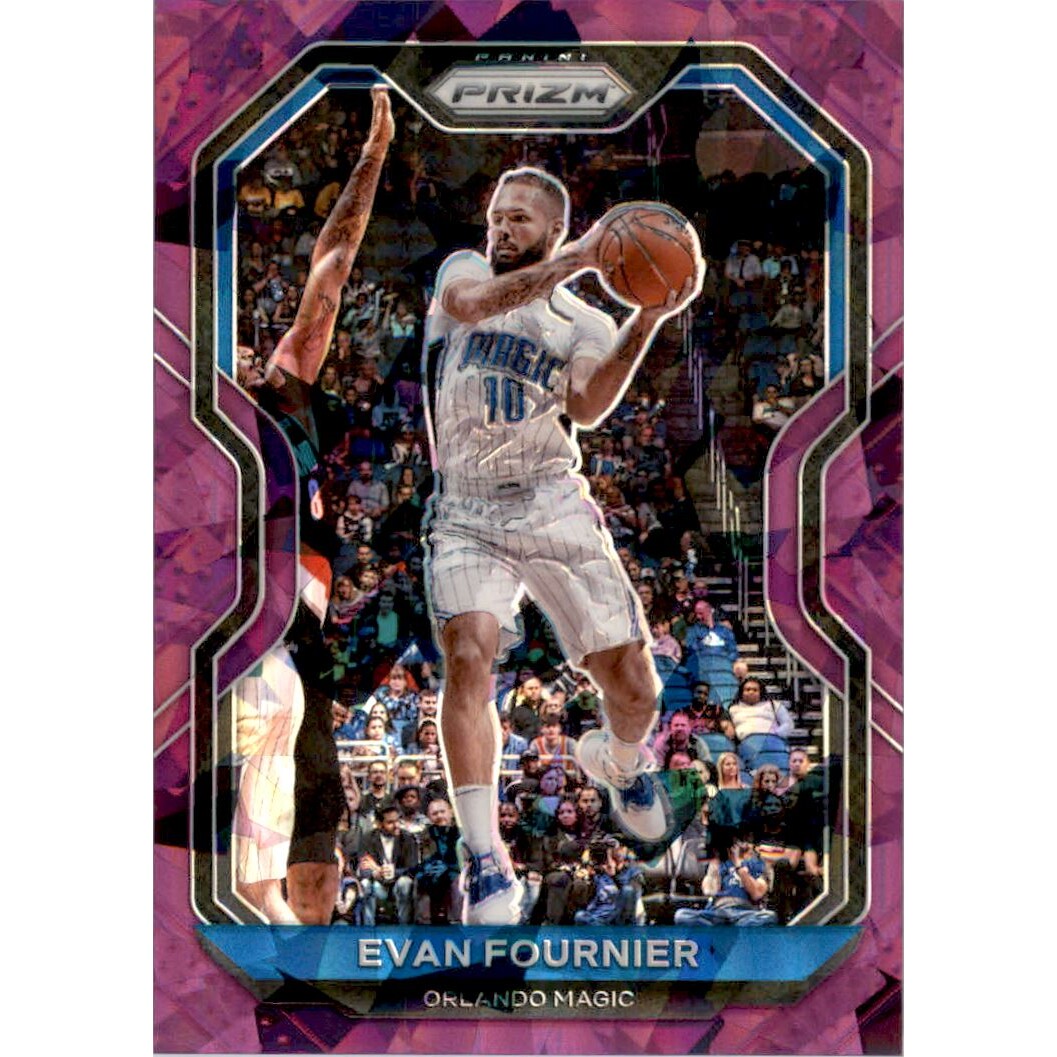 2020-21 Panini Prizm Prizms Purple Ice #216 Evan Fournier 2020-21 Panini Prizm Prizms Purple Ice #216 Evan Fournier